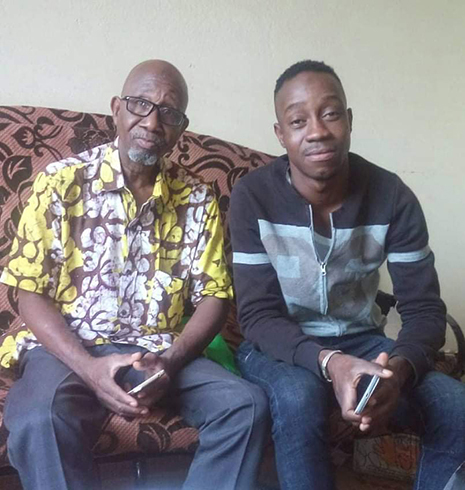Rasmané Ouedraogo and his son, Zakaria